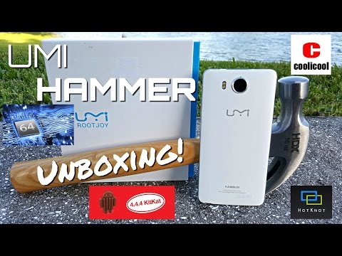 Umi Hammer - "The Unbreakable Phone" - [Hands On] - MTK6732 - 2GB/16GB - 4G LTE - Metal - HotKnot