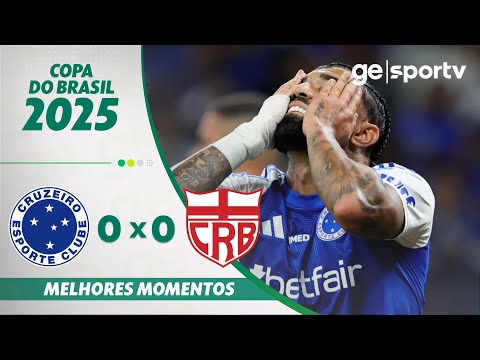 Gols e lances de Cruzeiro x CRB