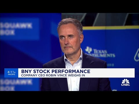 BNY CEO Robin Vince on company stock performance: Culture really matters thumbnail