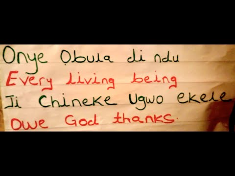 LESSON 9: NEW GENERATION IGBO