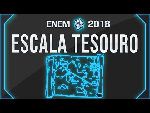 Questão 176 Resolvida Enem 2018 Escala Mapa do Tesouro