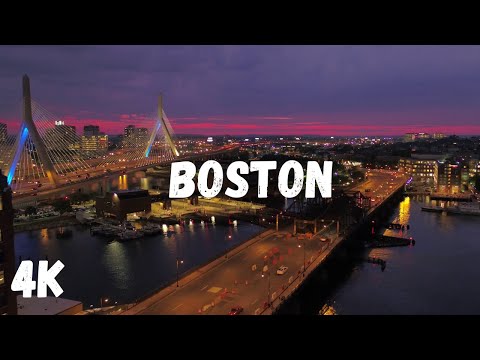 Boston, United States 🇺🇸 in 4K ULTRA HD HDR Dolby Vision™ Drone Footage