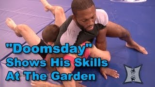 John Howard Works Out At Boston Garden Before Fighting Uriah Hall