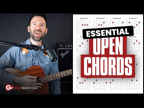 All Open Chords on Guitar - Beginner Guitar Lesson | Guitar Tricks