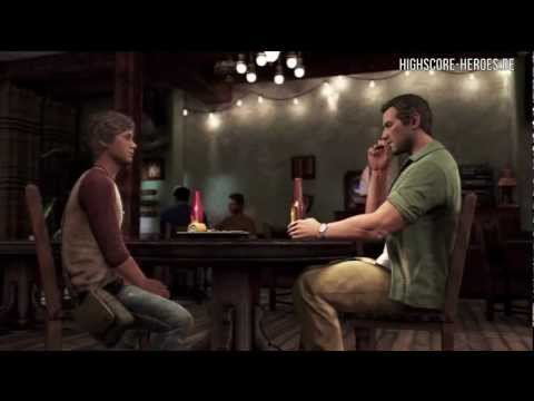Uncharted 3: Young Nathan Drake Gameplay + Cutscene [English/HD]