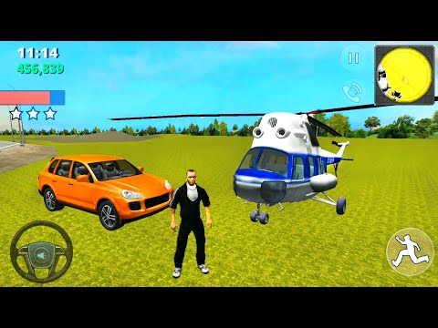 Helicopter and Pickup Car Drive Simulator #4 - Driver Life Game - Android Gameplay