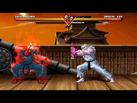 SHIN AKUMA vs OROCHI KEN - The most epic fight ever made !