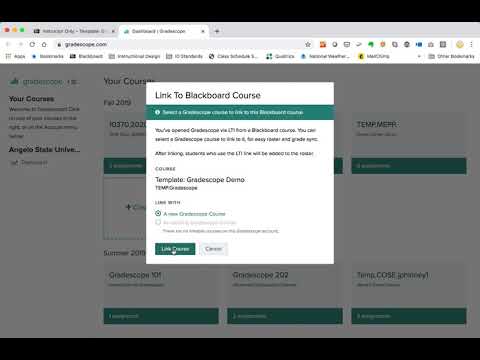 Gradescope For Angelo State Part 1