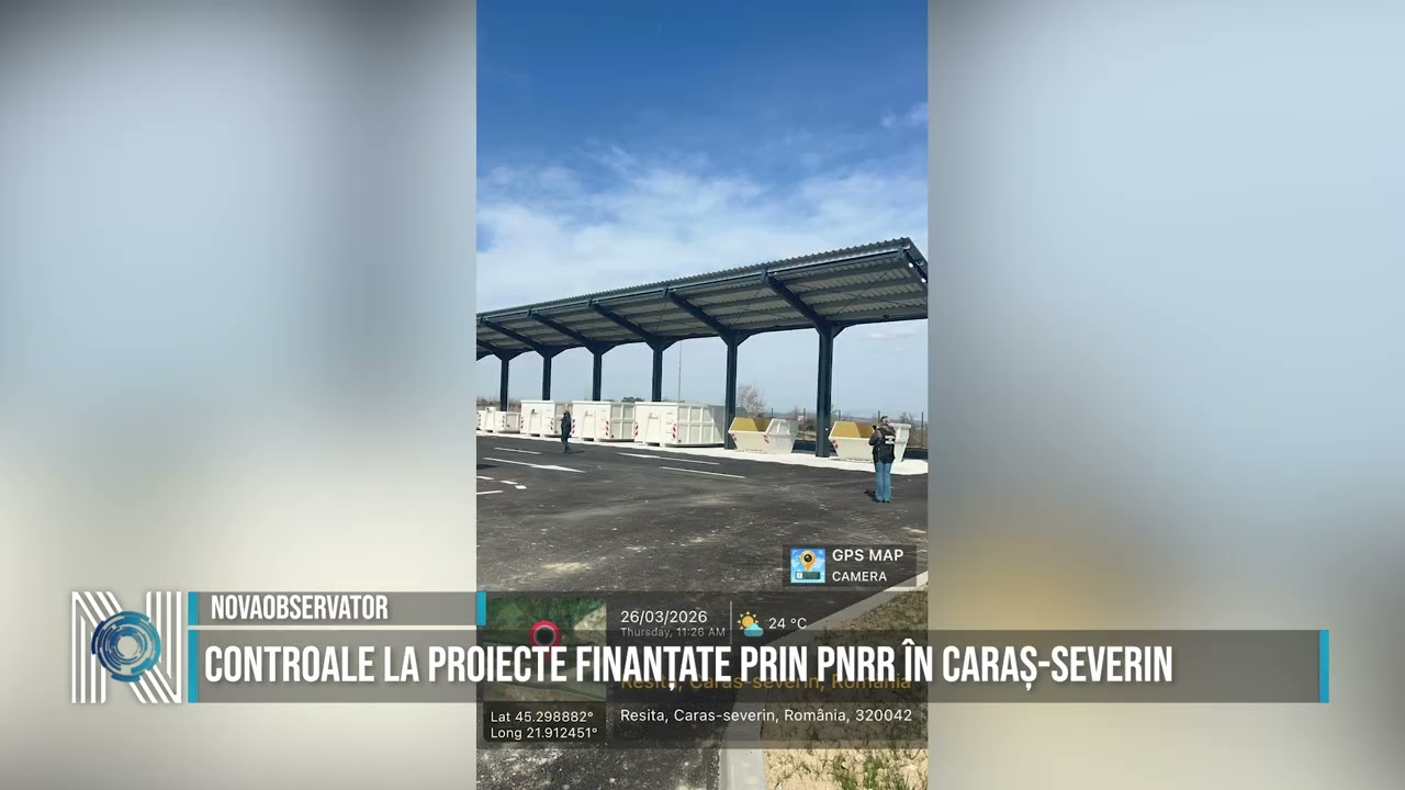 Controale la proiecte finanțate prin PNRR în Caraș-Severin