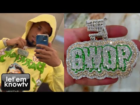 Rapper Gwoppy Just Dropped The Bag On This Crazy Diamond Piece From The Jeweler Mr Nobody