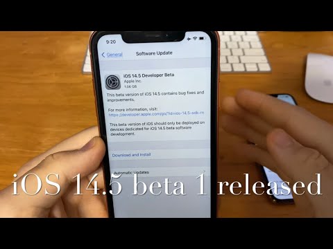 iOS 14.5 beta 1 released!! what's new? 17+ Features/Changes