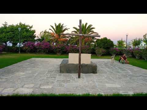 CRETE (KRETA) Heraklion - The GRAVE from Nikos Kazantzakis and the amazing view over the city