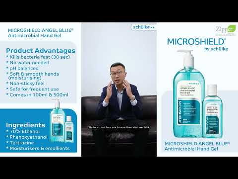 MICROSHIELD ANGEL BLUE® – Antimicrobial Hand Gel for Everyday Hand Hygiene