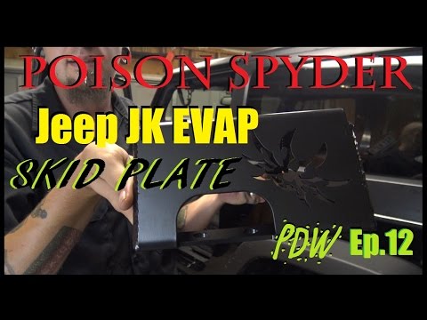 Poison Spyder Jeep JK EVAP Skid Plate Install PDW Ep.12