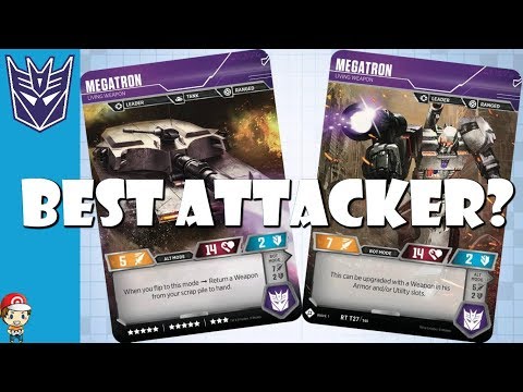 Is Megatron the Best Attacker in the Transformers TCG? (Living Weapon) Video