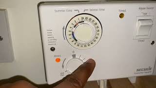 How to set up your boiler for Winter or Summer time (Secure Economy 7 Quartz)