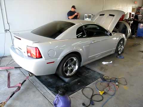 2004 Mustang Cobra dynoing at Gearheads Performance. Dyno #2