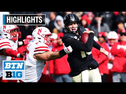 Highlights: Plummer Tosses 2 TDs in Win | Nebraska at Purdue | Nov. 2, 2019