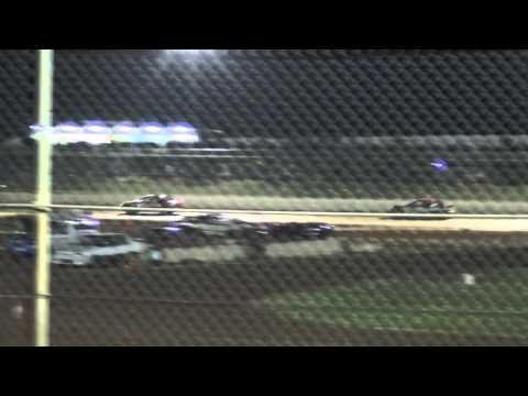 Robert Trapp rolls at Charlton Raceway 13-10-12