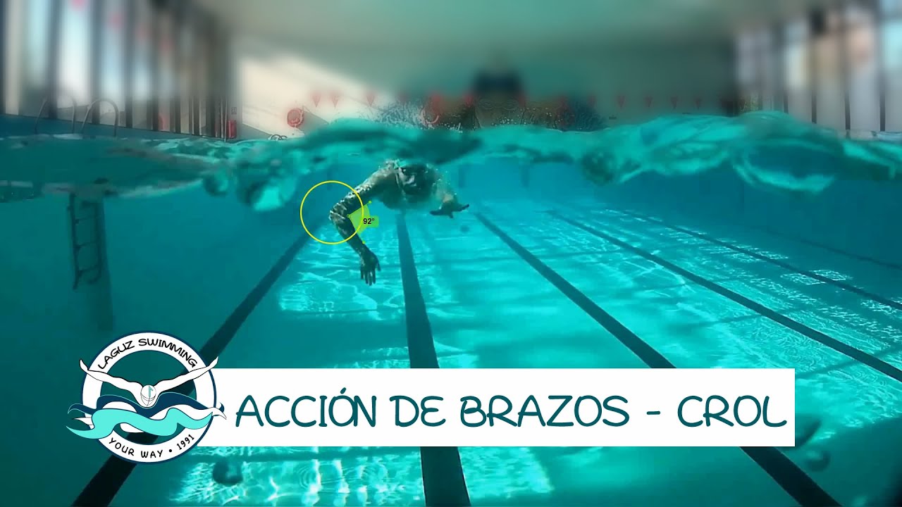 ¿Cómo mover los BRAZOS en natación 🏊 [ESTILO LIBRE o CROL] - Técnica de CROL PASO a PASO #01