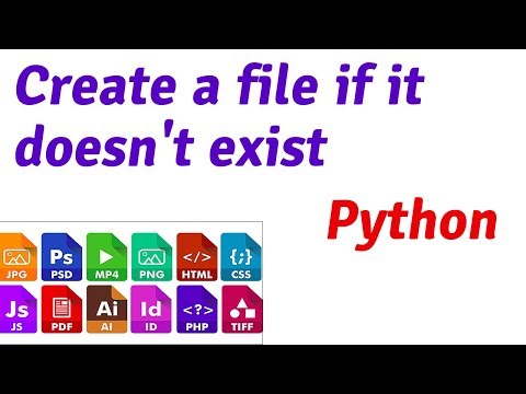 Python Create A File If It Doesnt Exist