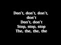 Black Eyed Peas - Don't stop the party Lyrics