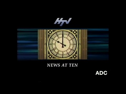 HTV West adverts & link announcer Peter Crawford 1990