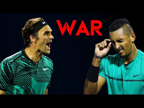 Federer vs Kyrgios | When Tennis Turns Into War! ● Miami 2017