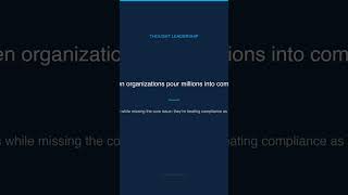 I've seen organizations pour millions into compliance | The Art of Service #Shorts