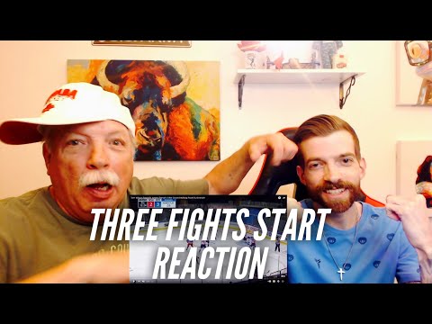 GOTTA SEE IT: Three Fights Break Out On Opening Draw Between Rangers & Capitals | REACTION