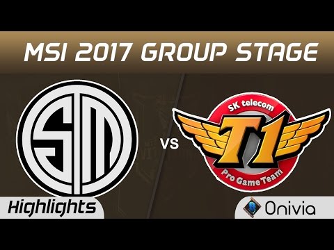 TSM vs SKT Highlights MSI 2017 Group Team Solo Mid vs SK Telecom T1 by Onivia