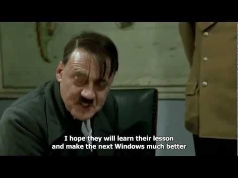Hitler Rants About Windows 8 Microsoft Downfall Disaster - Parody