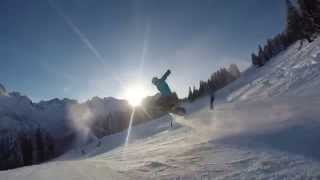 preview picture of video 'Snowboard Oberstdorf Fellhorn Gopro 2015'