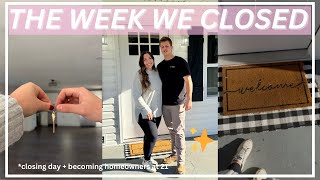 Closing Week Vlog ✨ Buying Our First Home at 21
