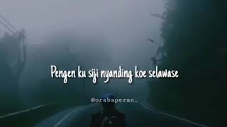 Download lagu Cukup Sliramu gawe atiku tenang - Story Wa Keren 30 detik Terbaru 2020 || Story Wa Baperr sad mp3