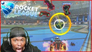 Johnny Is A Rocket League Hacker! BIG PLAY After BIG PLAY! (Rocket League Gameplay)