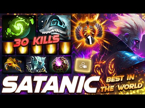 Satanic Invoker Top 1 World Rank 30 Frags - Dota 2 Pro Gameplay [Watch & Learn]