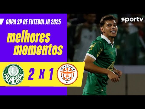 Gols e lances de Palmeiras x Referência