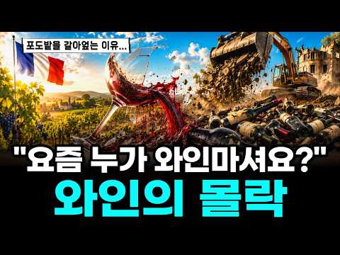 프랑스가 돈을 주고 포도밭을 뽑아냅니다 | 와인이 무너진 7가지 이유