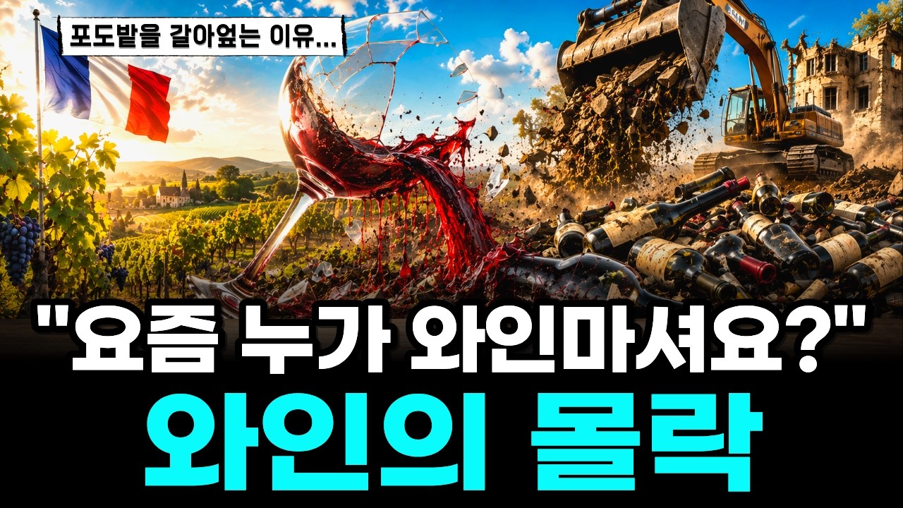 프랑스가 돈을 주고 포도밭을 뽑아냅니다 | 와인이 무너진 7가지 이유