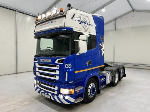 PX57 CGY - Scania R480 Rear Lift Topline Tractor Unit | Law Truck Centre UK