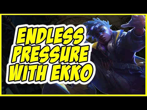 LEAGUE OF LEGENDS EKKO GUIDE PATCH 9.23 | ENDLESS PRESSURE!