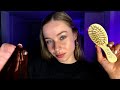 ASMR Pampering You Into A DEEP Sleep 💤 | Hair Wash & Styling, Wooden Makeup, Layered Sounds
