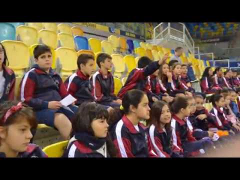 VISITA AL EQUIPO DE BALONCESTO DEL GRAN CANARIA