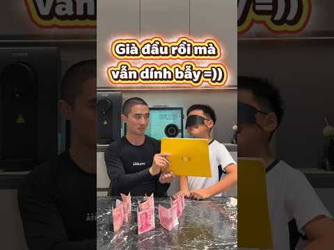 Thử Thách Bịt Mắt Thổi Tiền Và Cái Kết 😂 #trending