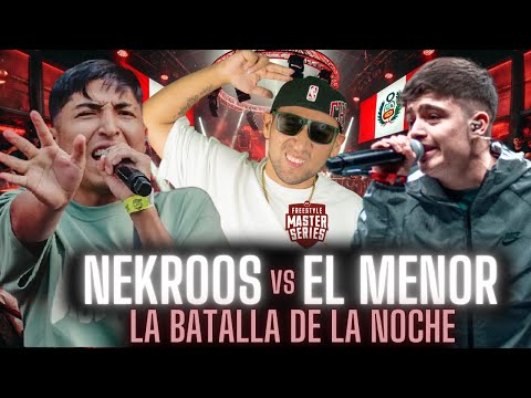 EL PRIME DE EL MENOR SUPERA A NEKROOS 👊 EL MENOR vs NEKROOS | FMS PERÚ