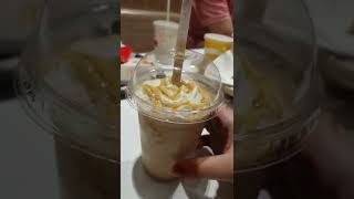 #mccafe #mcdonalds #caramaelfrappe #mccafecolddrink #mccafecoffice #tastydrink  #tastysummerdrink