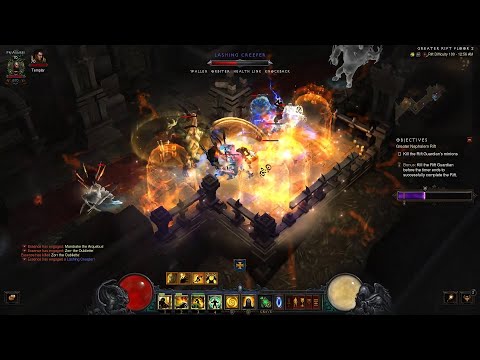 Diablo III - Rank 1 EU ladder Hardcore Sunwuko Wave of Light Monk