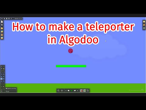 How to make a teleporter in Algodoo tutorial - Kitty's Marble Racing