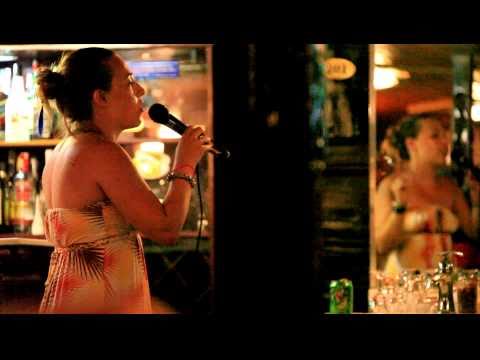 Liz Singing Like A Virgin in a Boat on Halong Bay